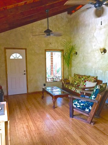 Open plan , vaulted ceilings giving spacious feel to lounge area