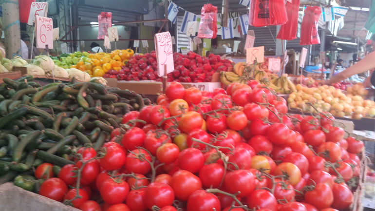 Colorful Carmel market