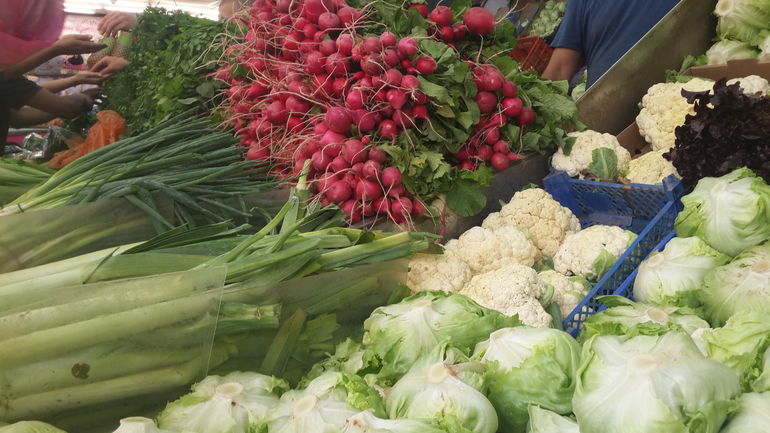 Colorful Carmel market