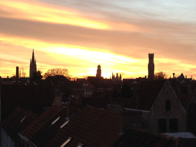 sunset from bedrooms