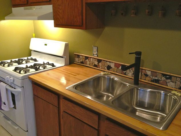 Microwave not shown