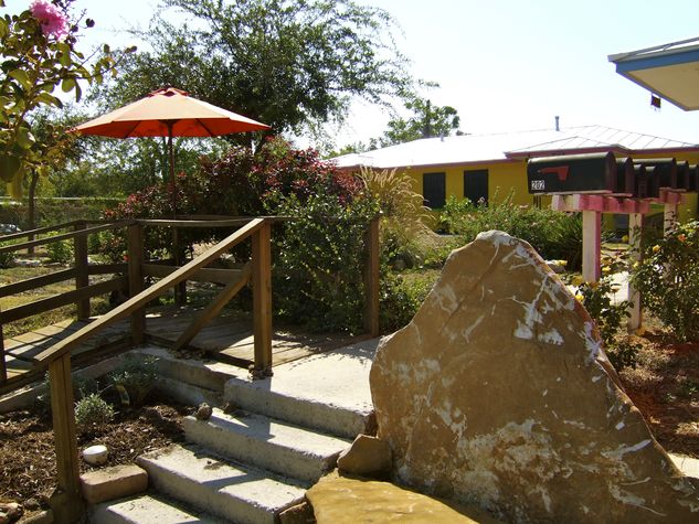 entrance to property