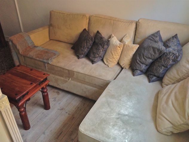 Sofa bed in bedroom 2