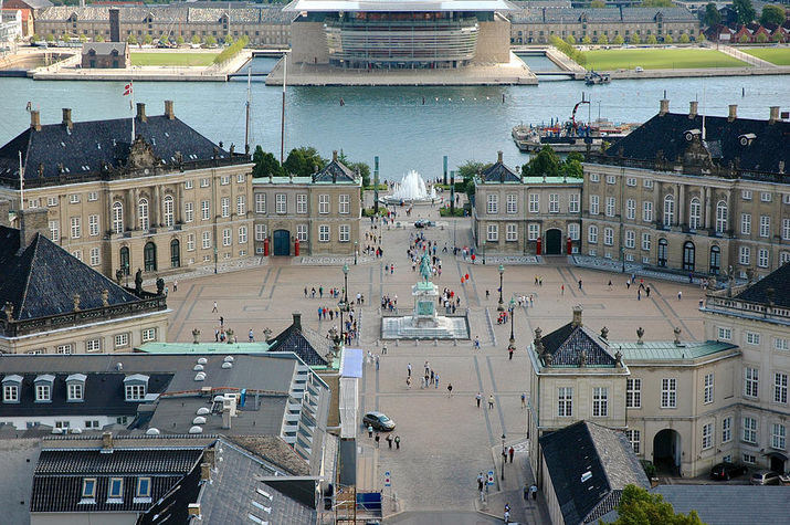 Amalienborg, 1 Metro station away