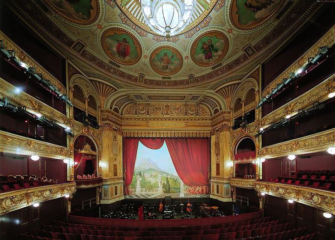 The Royal Theater,  inside, 1 metro station away