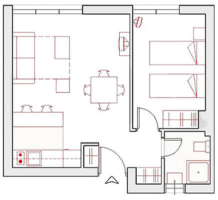 Apartment floor plan