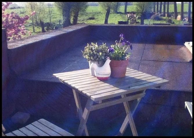 Terrasse avec vue sur la campagne
Terrasse avec vue sur la campagne
