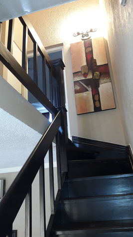 Staircase to upper level