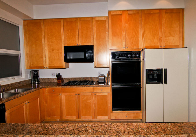 Prepare that gourmet meal in the fully-stocked & equipped kitchen with top-of-the-line appliances.