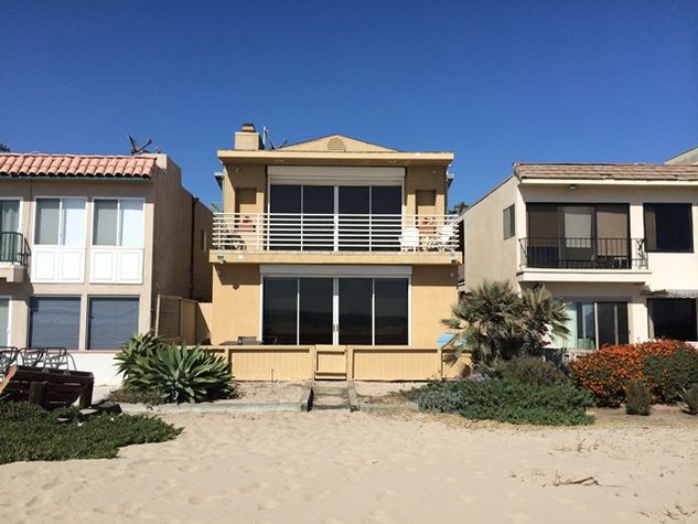 Living room, patio, kitchen & master suite are on the sand