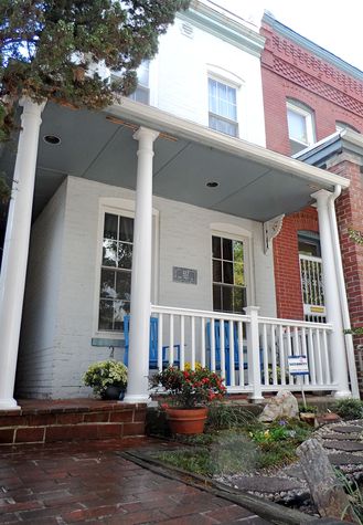 Welcoming front porch