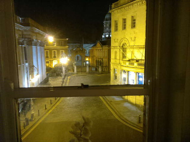 The view from the living room gives a real sense of being in the very heart of old, historic Dublin