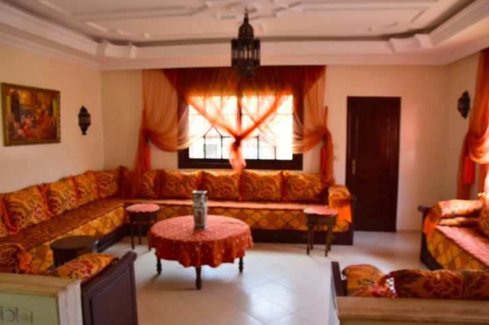 Moroccan style livingroom on 1st floor - rear 