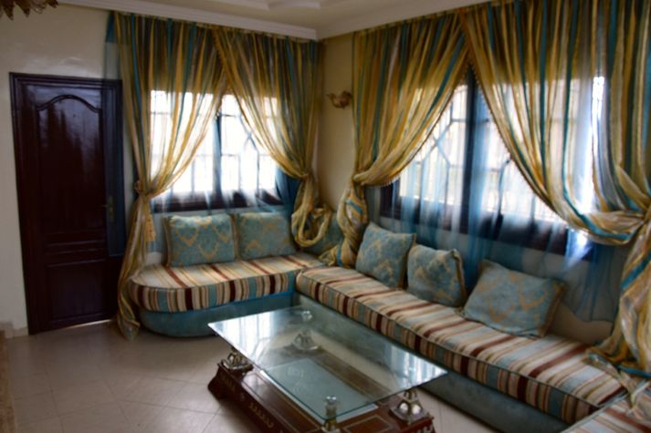Moroccan style livingroom front side first floor