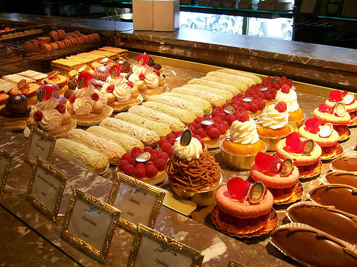 Enjoy one of the many pastry shops nearby