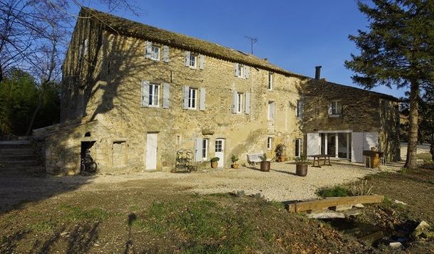 Outside of the mill facing south