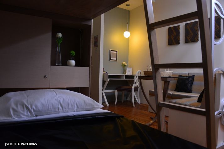 Bottom left corner bunk bed!