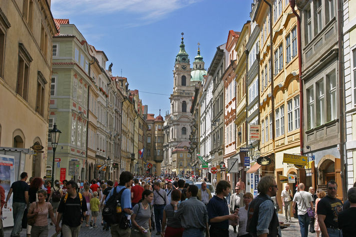 Tram number 22 arrives every 4/5 minutes. Few minutes from Mala Strana at Malostranske Namesti stop