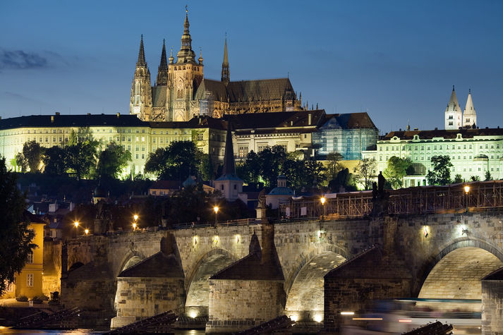 Tram number 22 arrives every 4/5 minutes. Few minutes from the Castle at Prazsky Hrad Stop