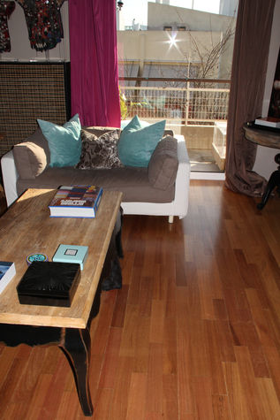 living room leading to balcony