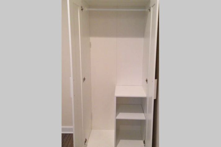 Plenty of closet space