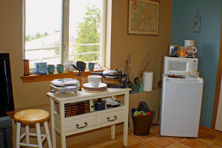 Kitchenette in sunroom