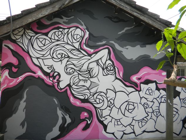 Harem (Jazz Ton- Malaysia Artist Wall Painting)