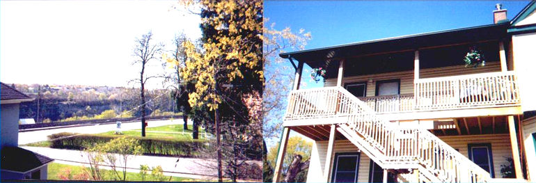 View from private deck