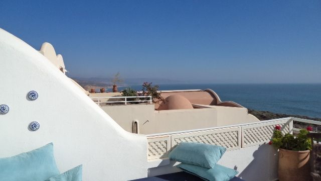 The terrace with the great seaview