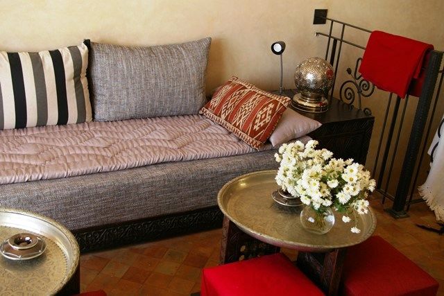 Close up,moroccan tea tables