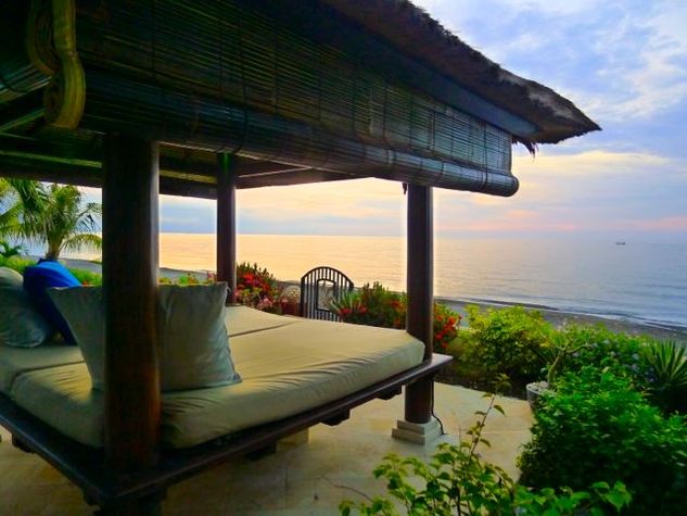 View the Bali Sunsets from the Bale Bengong