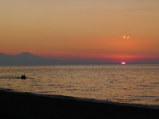 Sunset viewed from Bale Bengong - Bali Sea Villas