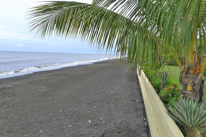 View East from the Beach in front of Bali Sea Villas