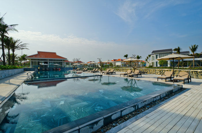 White Caps beach club is by the pool by the beach