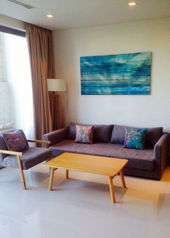 The sofa bed in the living room