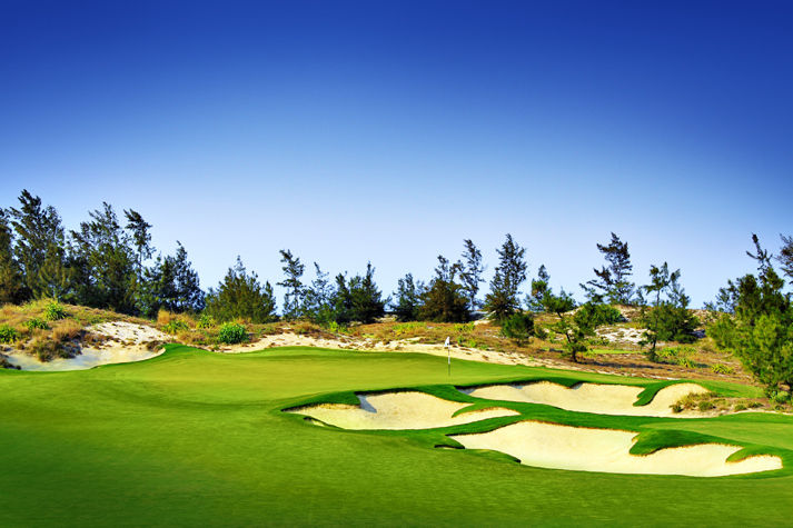 Danang Golf Club, with the 7,160-yard, 18-hole, links-style layout Dunes Course, is just across the road.