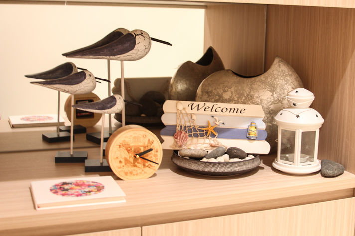 You feel welcome as soon as you enter the apartment.