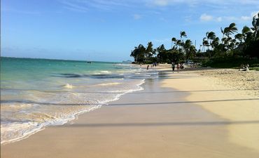 Lanikai Beach. Less than 1 mile from the house.