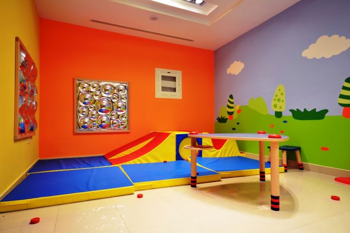 Shared children play area