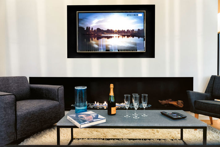 Seating Area with High Quality Sofa Bed
