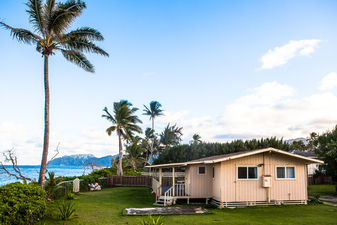 A perfect location for small family or group of friends. Anyone will love a smoky BBQ in the grassy yard or sunbathe in the sandy shore.