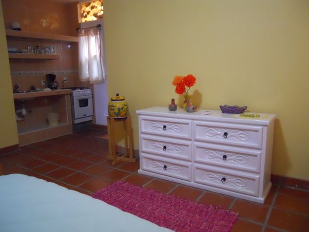All rooms have a fridge and stove.