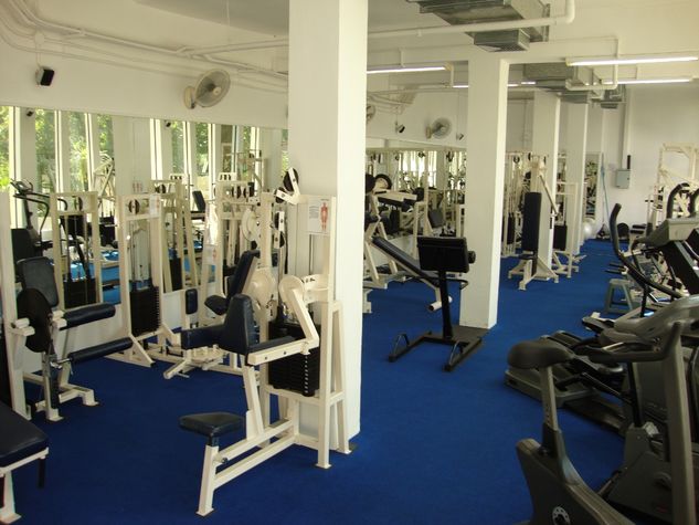 Gym, optional, 20 m across the street