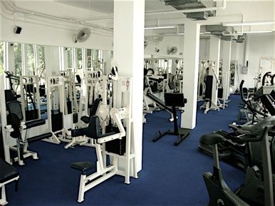 Gym optional, 20 m across the street
