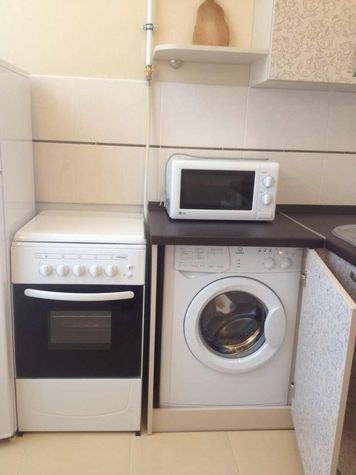 kitchen with built in appliances