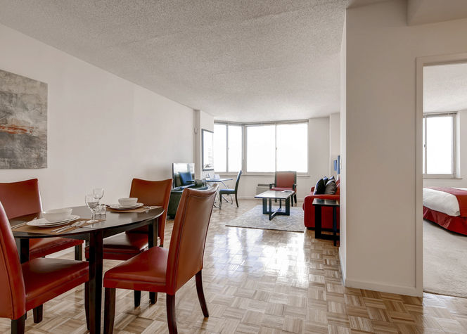 Spacious and bright 1 bed 1 bath layout