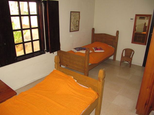 Bedroom with single beds.