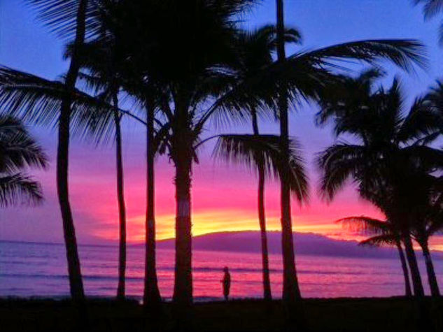 Baby beach sunset