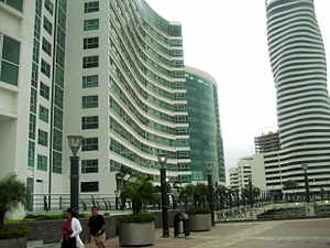 Riverfront II building rear entrance