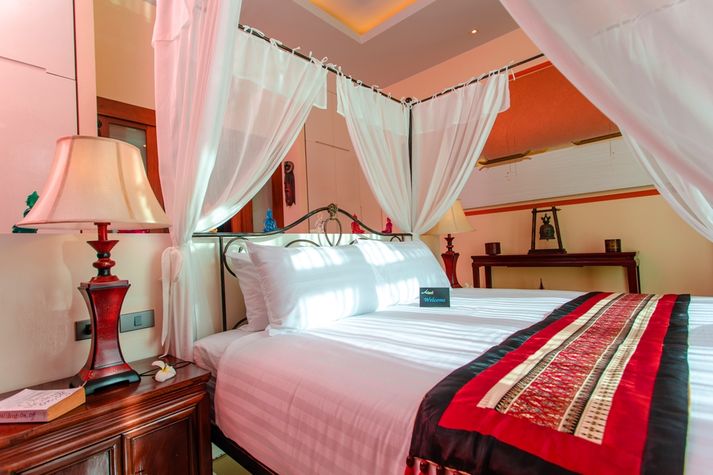 Master bedroom with double bed